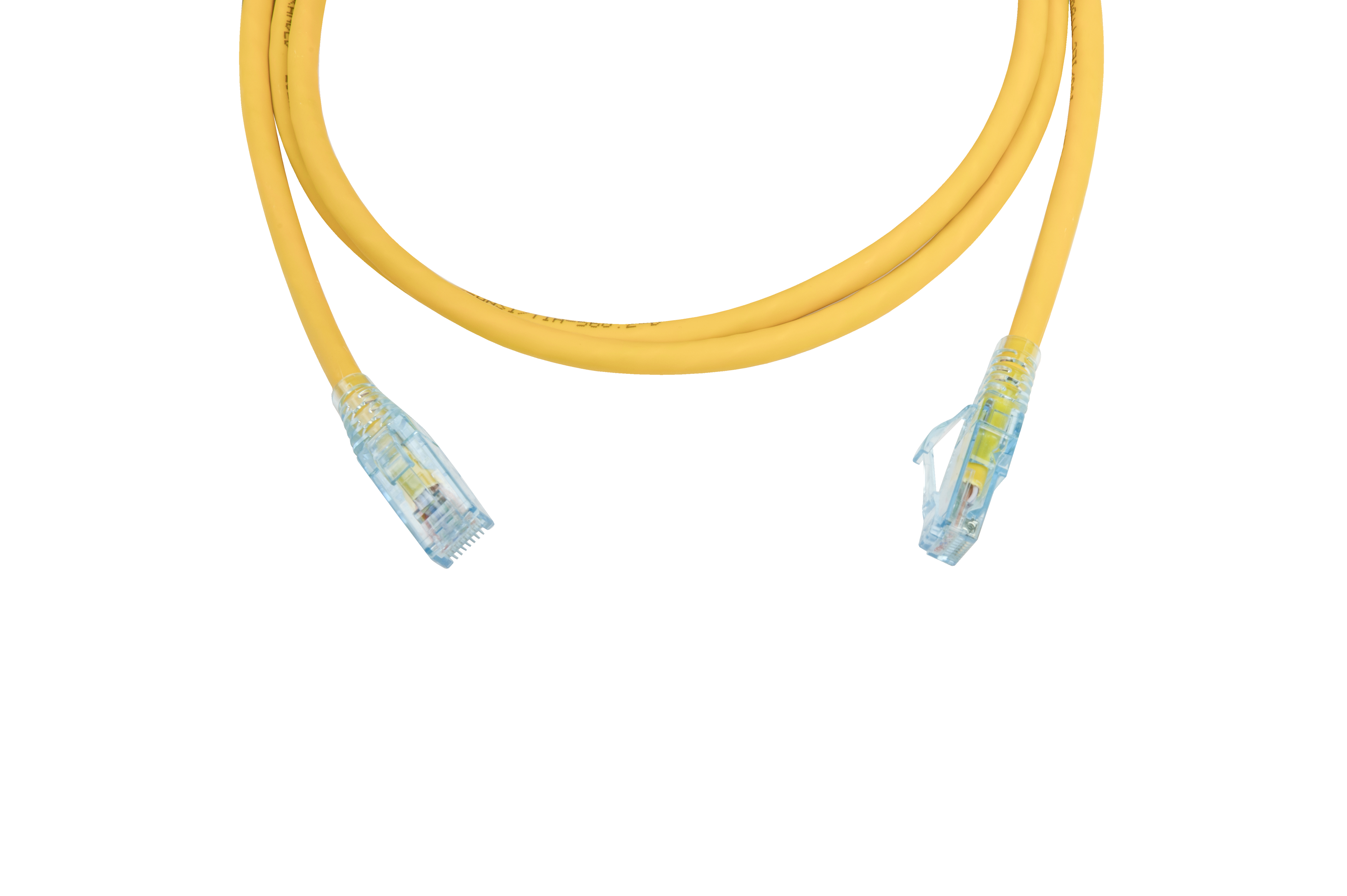 Hyperline PC-LPM-UTP-RJ45-RJ45-C6-1.5M-LSZH-YL Патч-корд RJ-45/RJ-45, неэкранированный U/UTP, категория 6 (100% Fluke Component Tested), 24AWG, LSZH, 1.5 м, желтый — фото