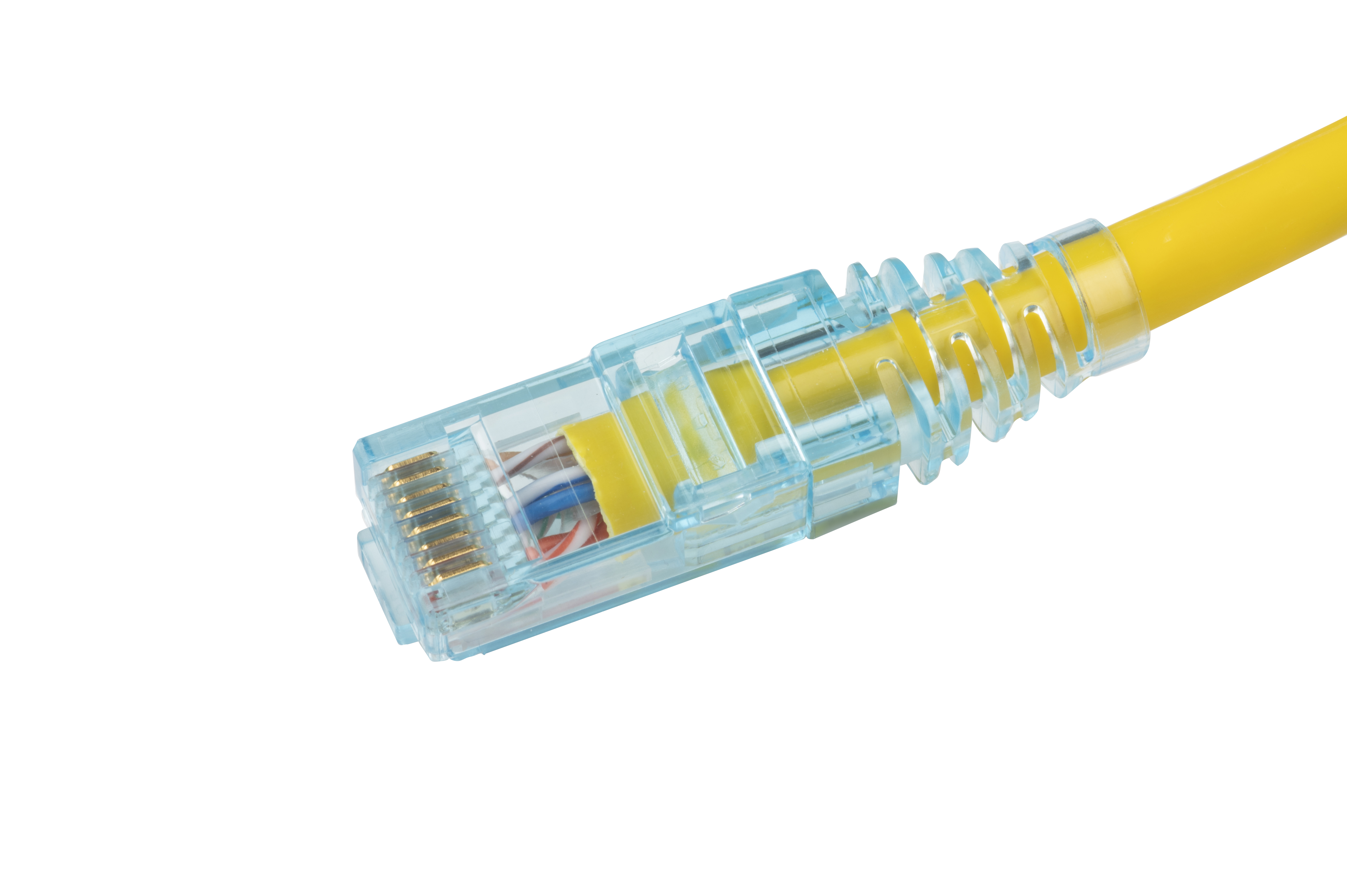 Hyperline PC-LPM-UTP-RJ45-RJ45-C6-1.5M-LSZH-YL Патч-корд RJ-45/RJ-45, неэкранированный U/UTP, категория 6 (100% Fluke Component Tested), 24AWG, LSZH, 1.5 м, желтый — фото