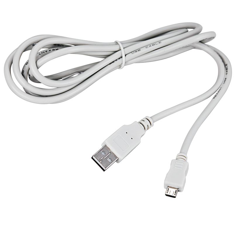 Кабель USB-A – micro USB, 1А, 3м, серый REXANT — фото
