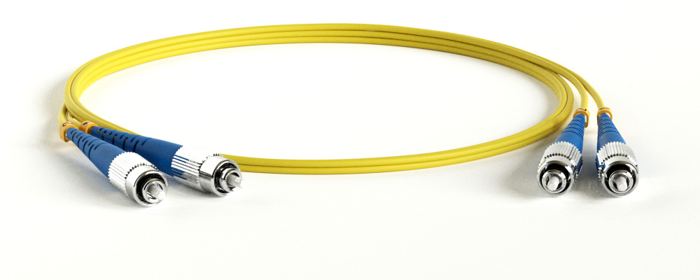 Hyperline FC-D2-9-FC/UR-FC/UR-H-2M-LSZH-YL Патч-корд волоконно-оптический (шнур) SM 9/125 (OS2), FC/UPC-FC/UPC, 2.0 мм, duplex, LSZH, 2 м