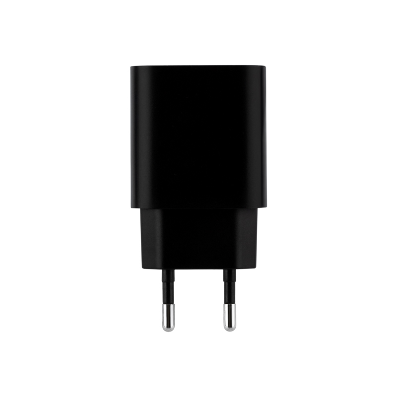 Сетевое зарядное устройство USB + Type-C, 5В, 2,4A, черное REXANT — фото