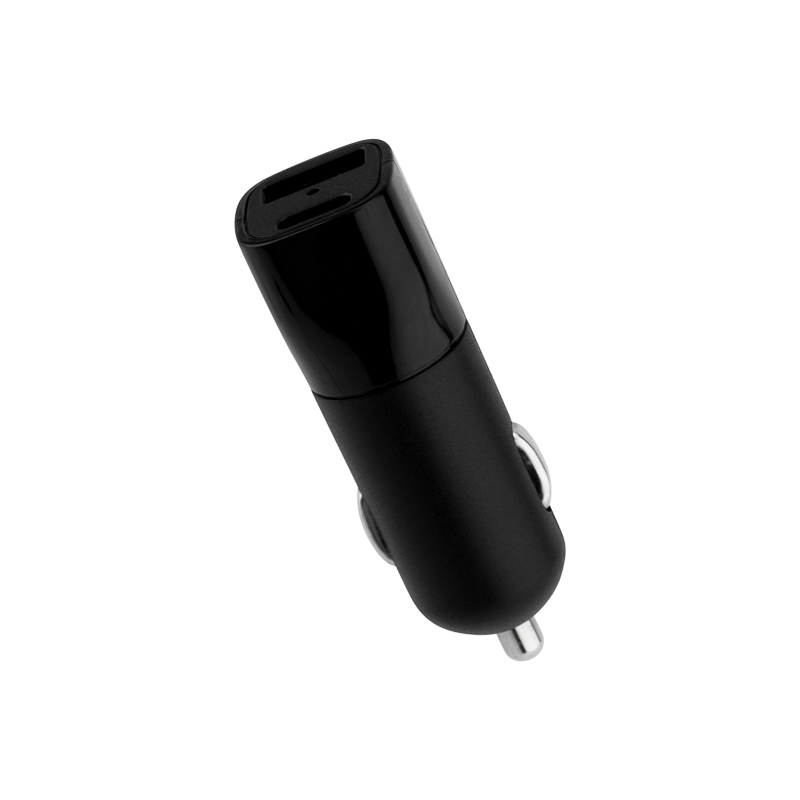 Зарядное устройство в прикуриватель USBxType-C, 18Вт, с Quick charge, черное REXANT — фото
