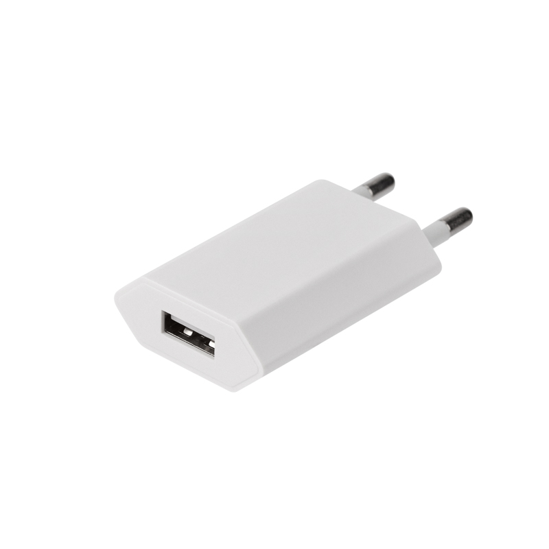 Сетевое зарядное устройство USB, 5В, 1А, белое REXANT