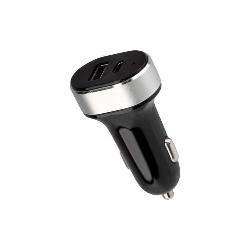 Автозарядка в прикуриватель АЗУ USB-A+USB-C, 3,1A черная REXANT — фото