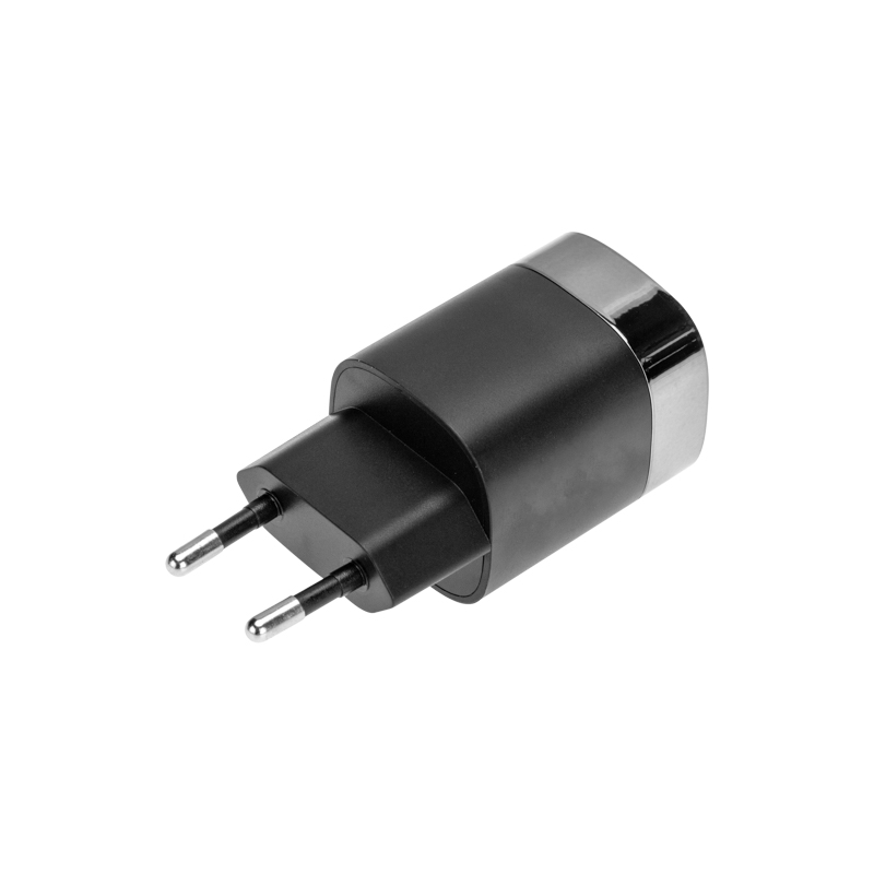 Сетевое зарядное устройство USB QC (30Вт) + Type C PD (33Вт), с дисплеем, черное REXANT — фото