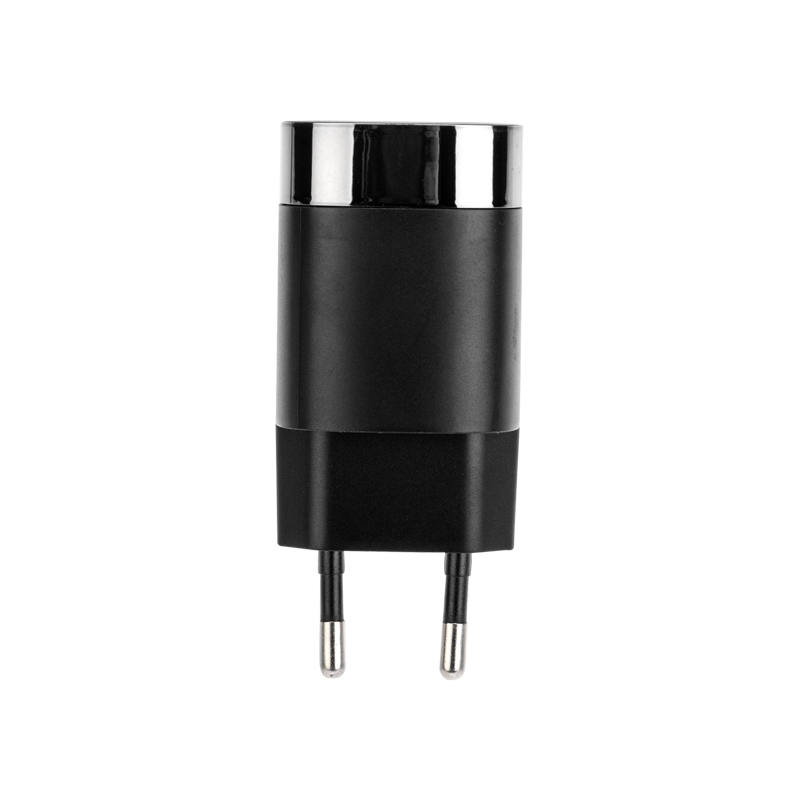 Сетевое зарядное устройство USB QC (30Вт) + Type C PD (33Вт), с дисплеем, черное REXANT — фото