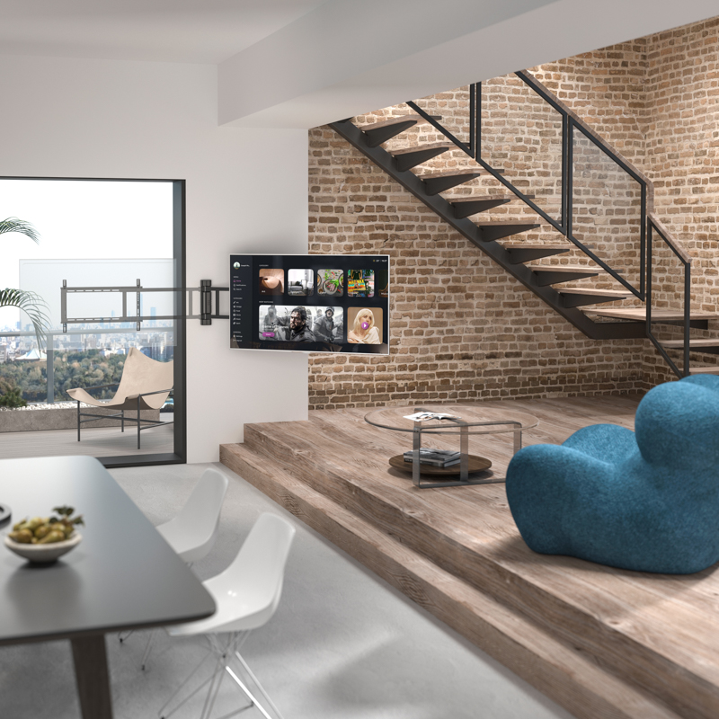 Кронштейн для телевизора 32"-75", моторизированный REXANT — фото