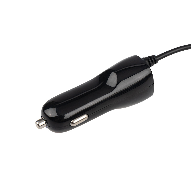 Автозарядка в прикуриватель micro USB (АЗУ) (5В, 1000мА) шнур прямой 1,2 м черная REXANT — фото