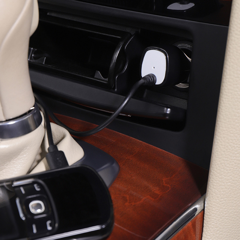 Автозарядка в прикуриватель micro USB (АЗУ) (5В, 1000мА) шнур прямой 1,2 м черная REXANT — фото