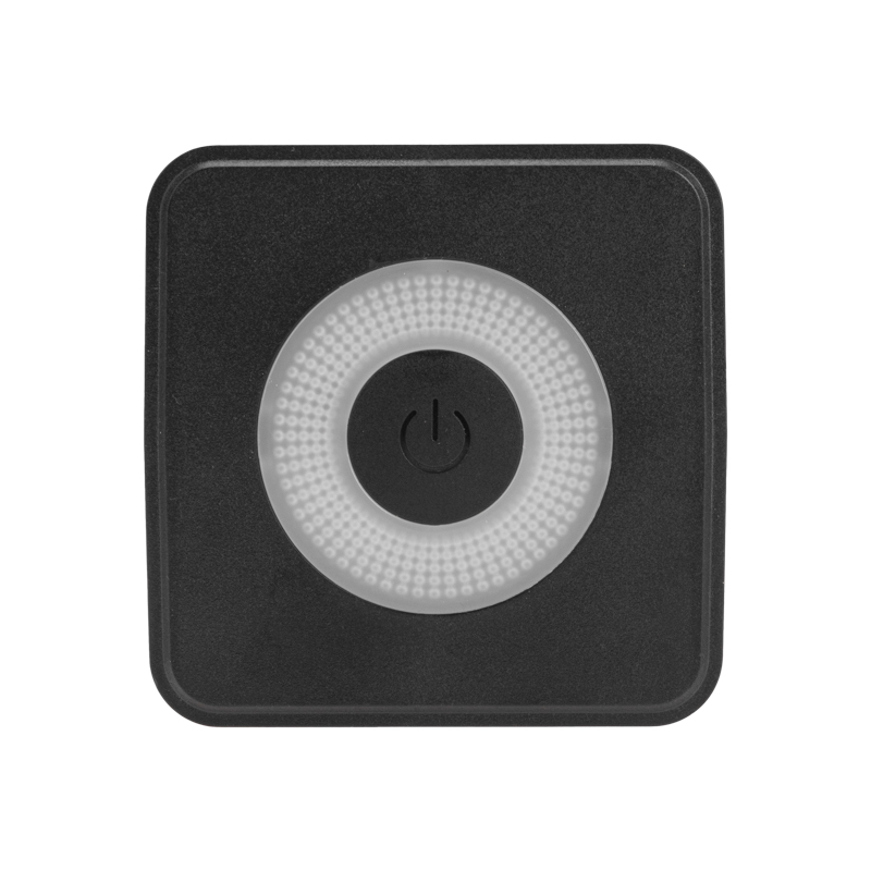 Двойник электрический Куб 16А с/з, 2 разъема USB-A 2,4А, 1 разъем USB-C 3А, с ночной подсветкой, черный REXANT — фото