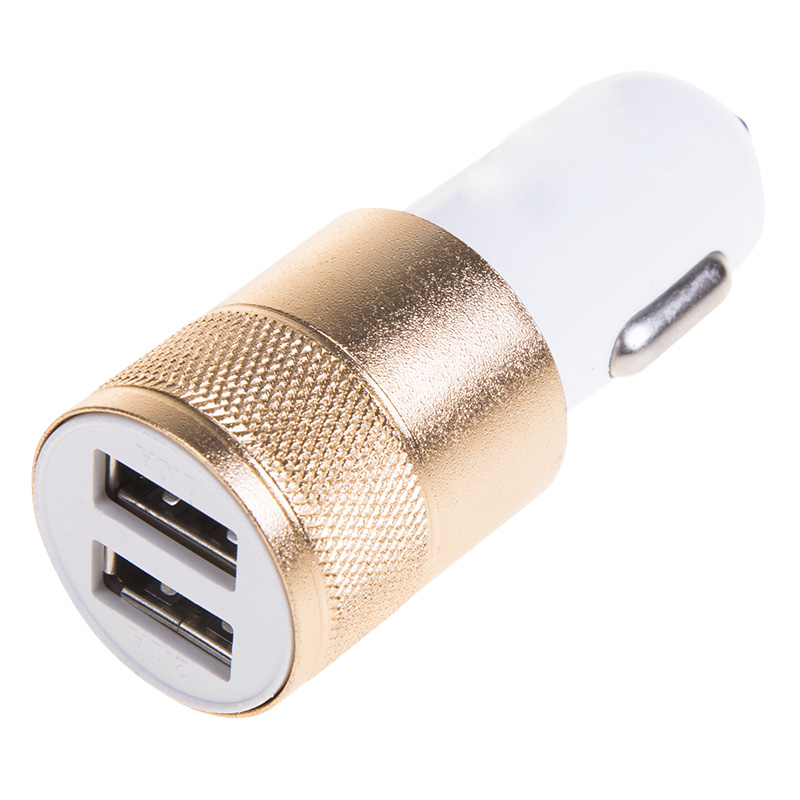 Автозарядка в прикуриватель 2хUSB (АЗУ) (1000+2100 мА) REXANT — фото