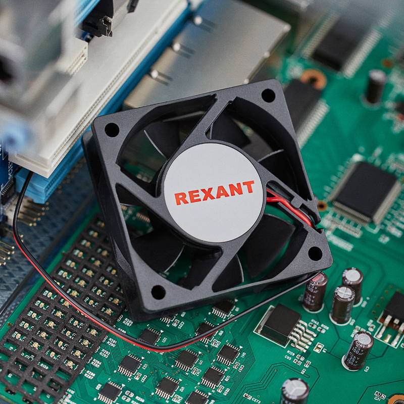 Вентилятор RX 6020MS, DC 12В REXANT — фото