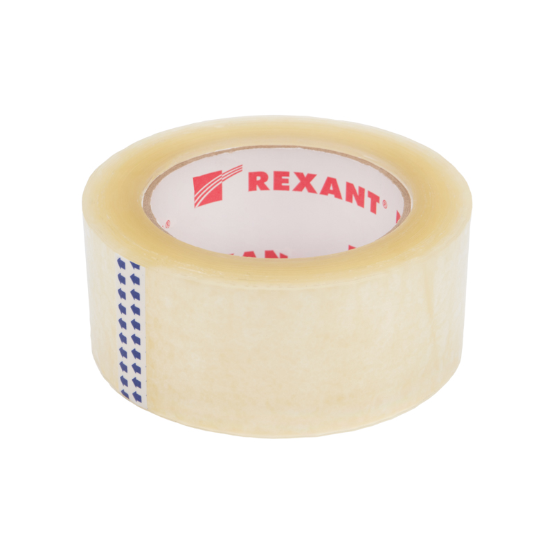 Скотч упаковочный 48мм х 50мкм, прозрачный, рулон 150м REXANT — фото