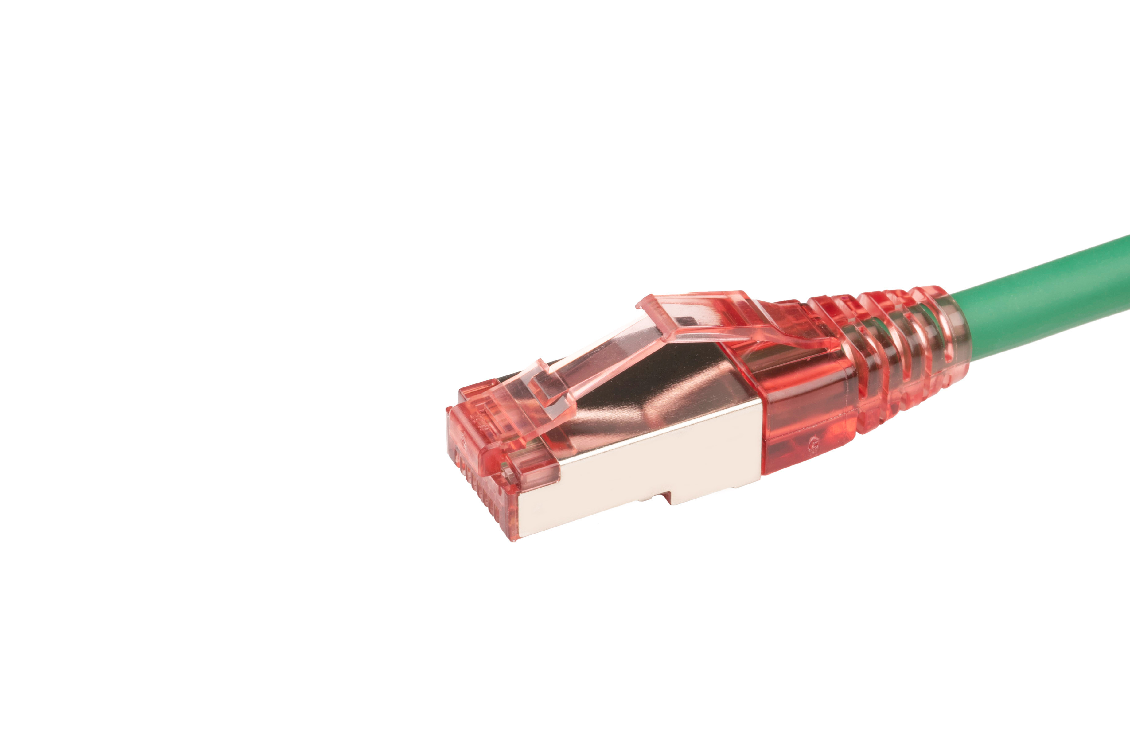Hyperline PC-LPM-STP-RJ45-RJ45-C5e-2M-LSZH-GN Патч-корд F/UTP, экранированный, Cat.5e (100% Fluke Component Tested), LSZH, 2 м, зеленый — фото