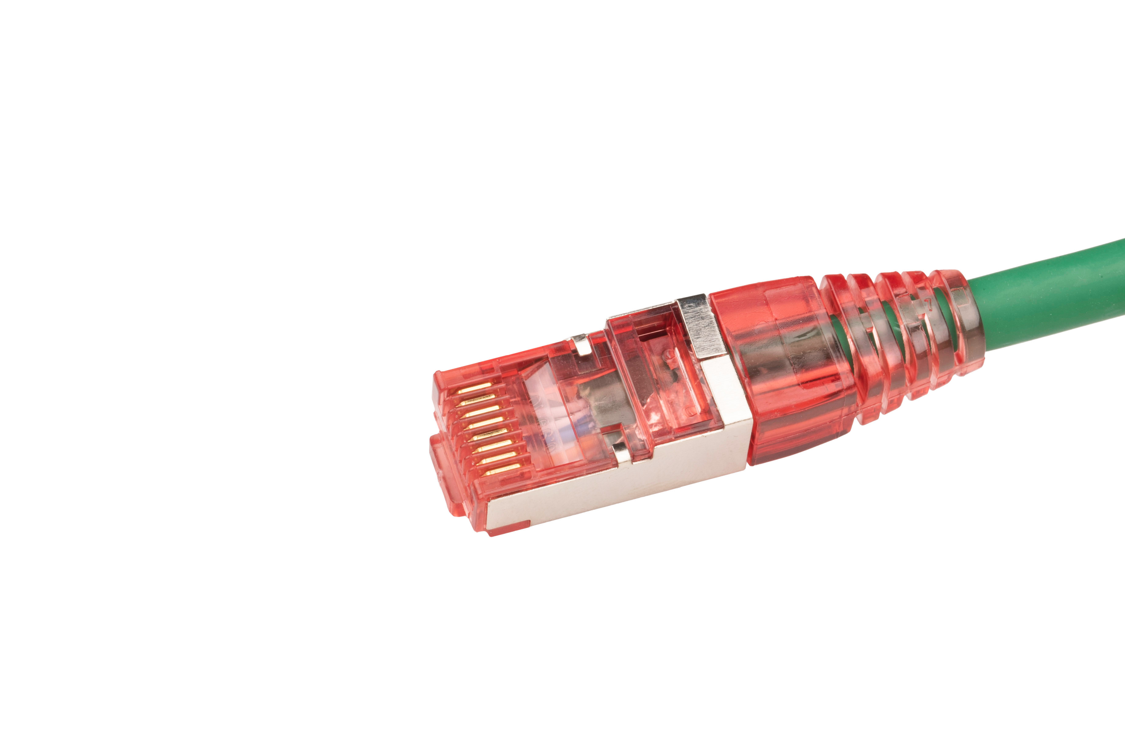 Hyperline PC-LPM-STP-RJ45-RJ45-C5e-2M-LSZH-GN Патч-корд F/UTP, экранированный, Cat.5e (100% Fluke Component Tested), LSZH, 2 м, зеленый — фото