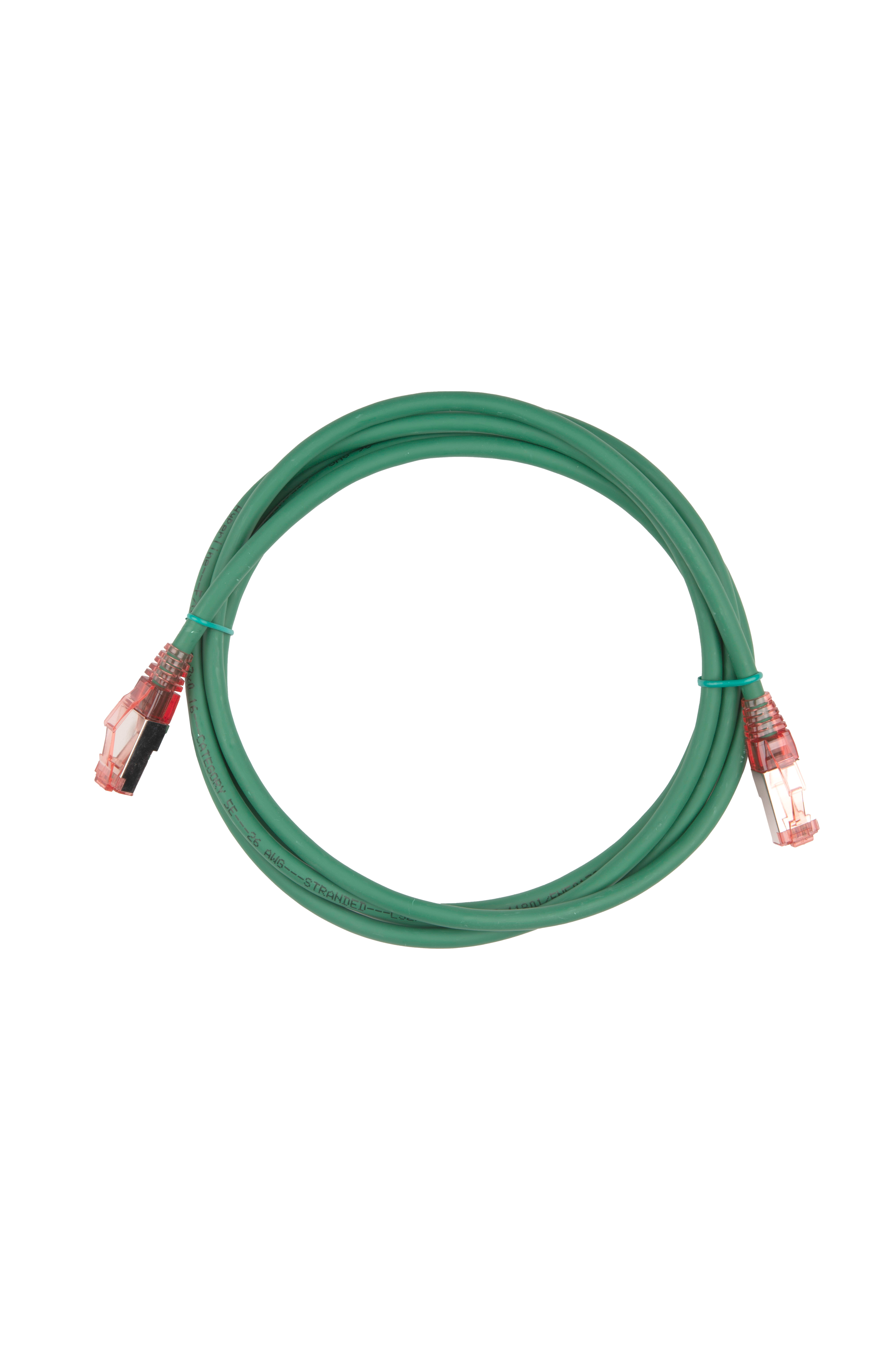 Hyperline PC-LPM-STP-RJ45-RJ45-C5e-2M-LSZH-GN Патч-корд F/UTP, экранированный, Cat.5e (100% Fluke Component Tested), LSZH, 2 м, зеленый — фото