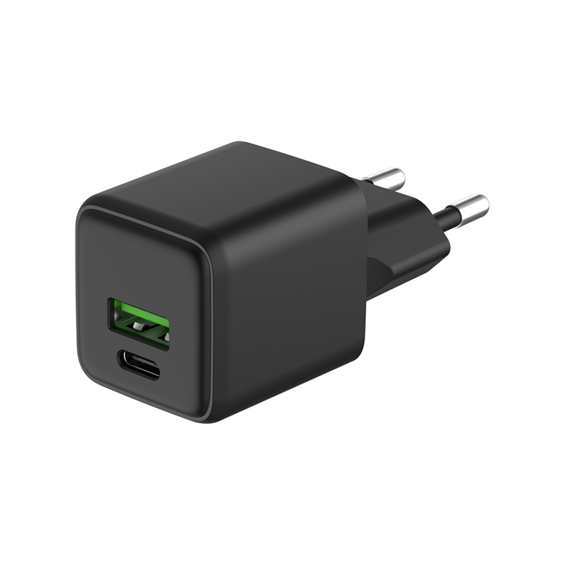 Сетевое зарядное устройство с двумя портами USB-A и Type-C, 25Вт GaN REXANT — фото
