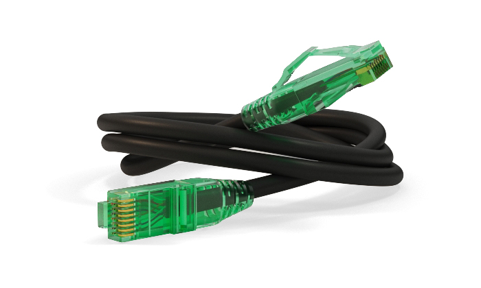 Hyperline PC-LPM-UTP-RJ45-RJ45-C6a-0.5M-LSZH-BK Патч-корд U/UTP, Cat.6a (100% Fluke Component Tested) 10G, LSZH, 0.5 м, черный — фото