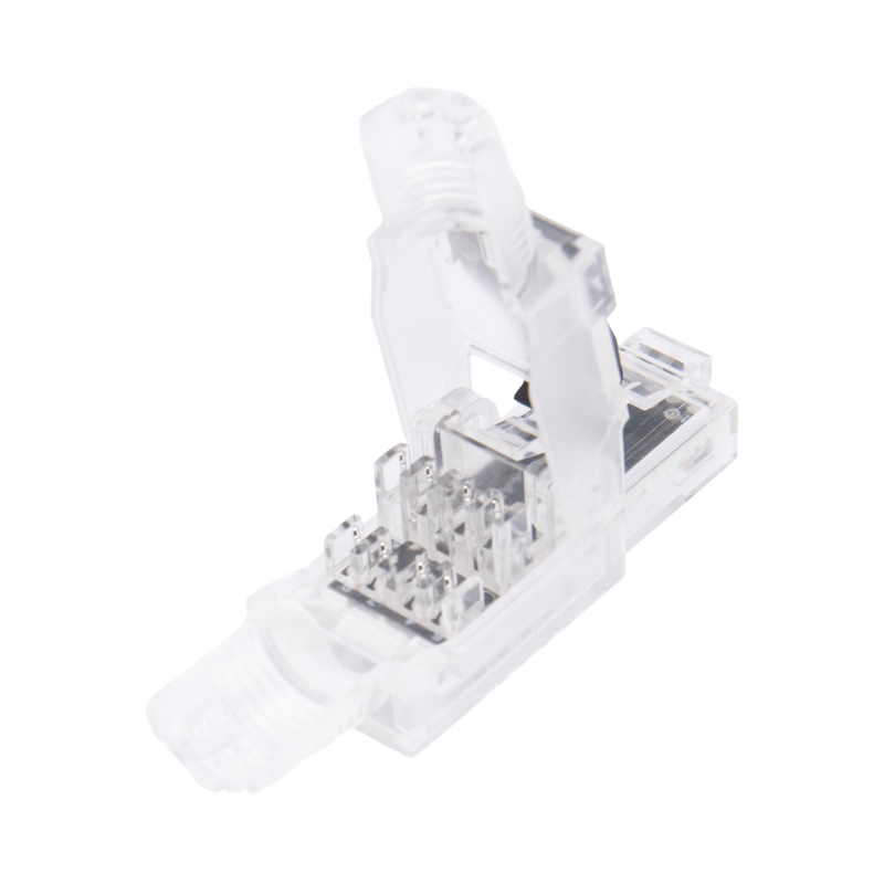 Разъем RJ-45(8P8C) полевой заделки под витую пару, UTP, CAT 6 (50 µ"/ 50 микродюймов) REXANT — фото