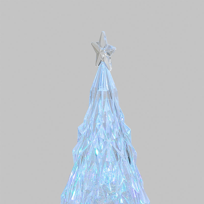 Фигура на подставке Елочка 12x12x28 см, RGB, питание 3xАА и провод USB NEON-NIGHT — фото