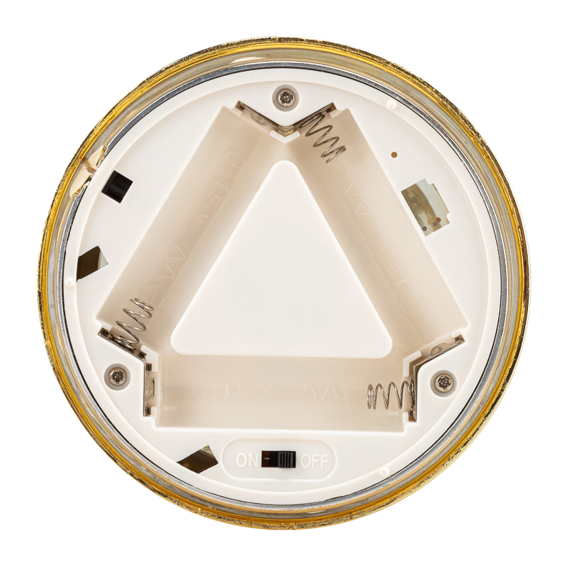 Фигура на подставке Елочка 9,8x9,8x30 см, теплый белый, питание 3xАА и провод USB NEON-NIGHT — фото