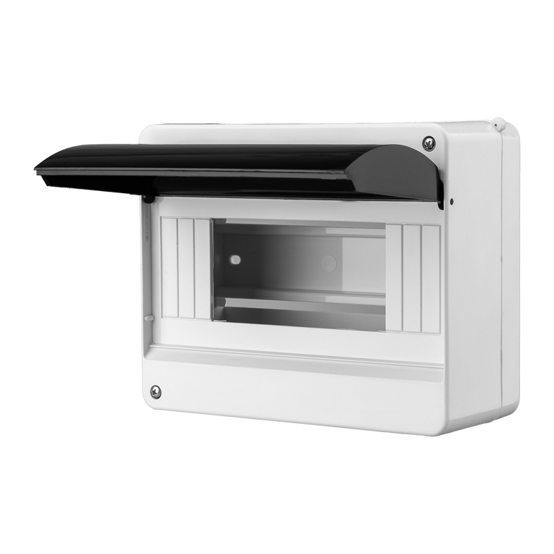 Корпус пластиковый с крышкой КМПн 2/6-8 IP30 на 6-8 модулей белый REXANT — фото