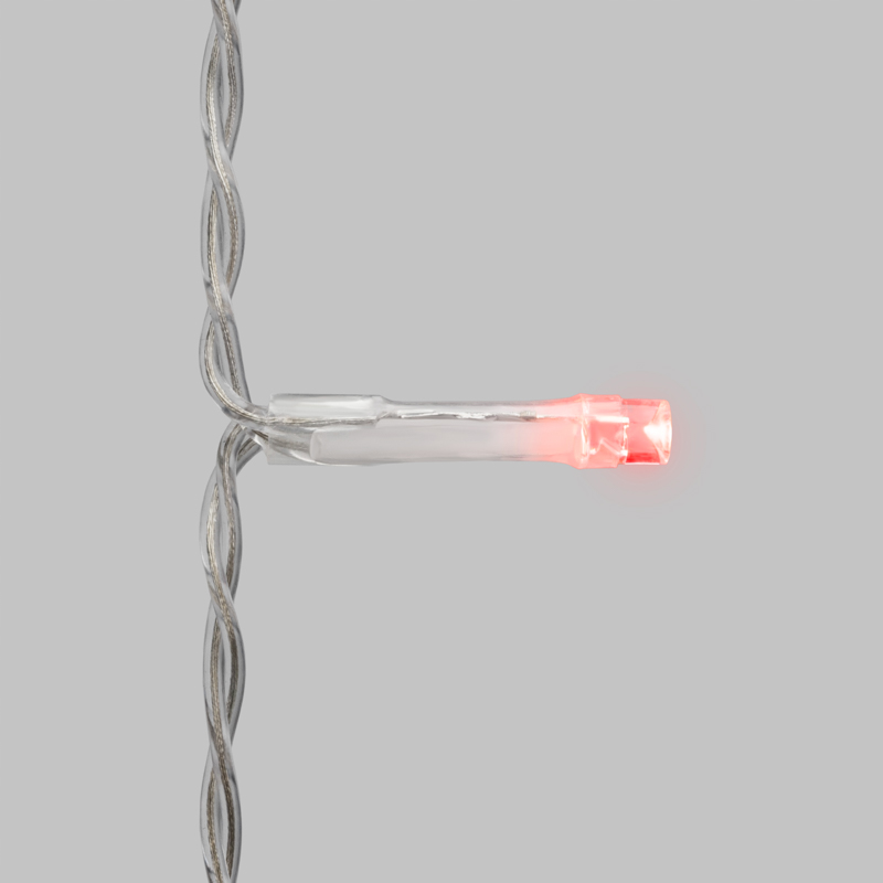 Гирлянда светодиодная Занавес 3х2м 264 LED МУЛЬТИКОЛОР прозрачный ПВХ IP44 эффект мерцания 22 нити 12 LED/нить NEON-NIGHT — фото