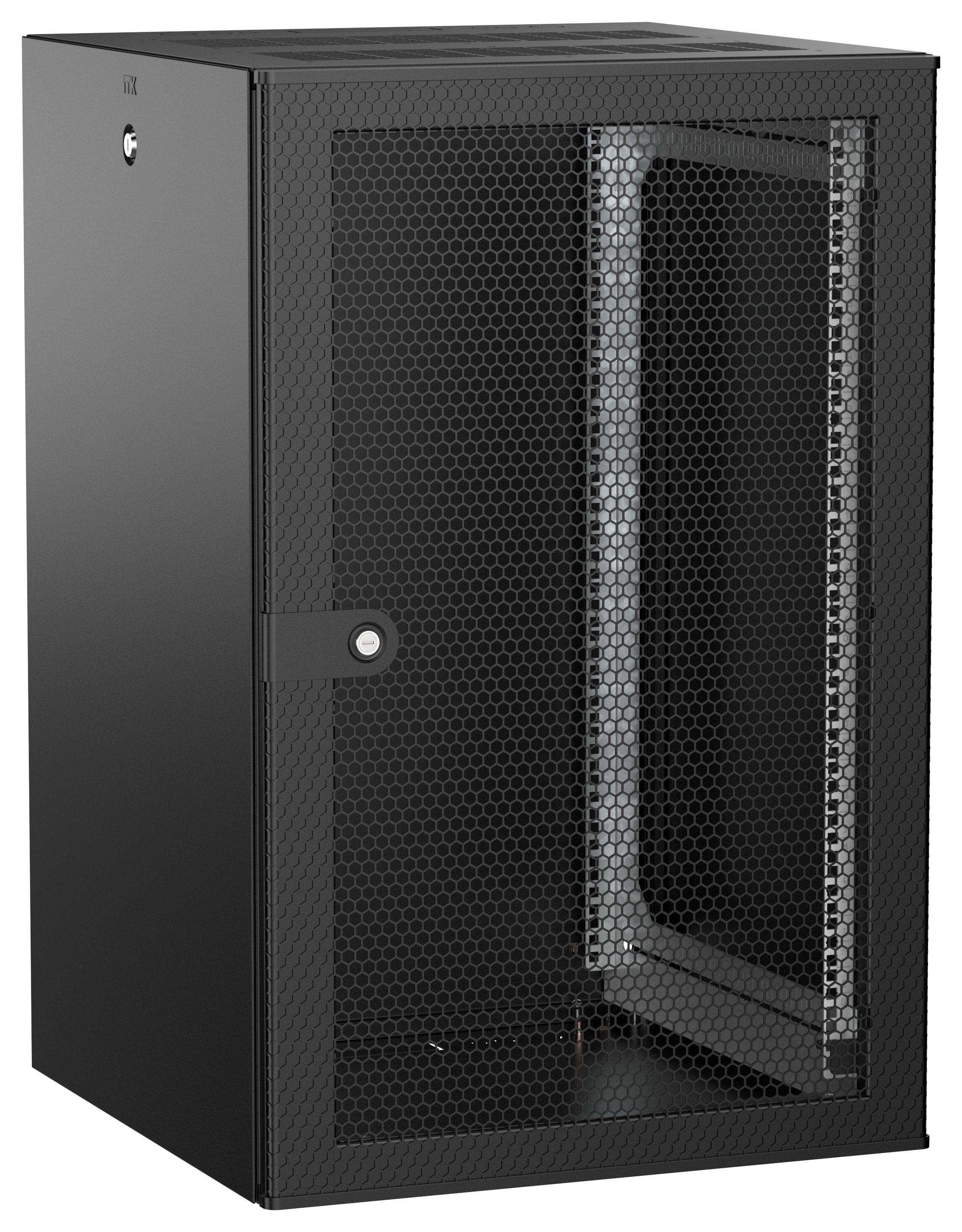 ITK UNITBOX W Шкаф настенный 18U 600х600мм дверь перфорированная черный
