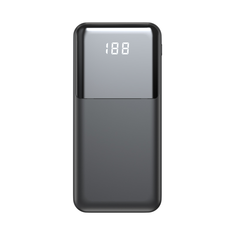Портативное зарядное устройство Power Bank (аккумуляторная батарея) 10000мАч с Quick Charge и Power Delivery, черное REXANT — фото