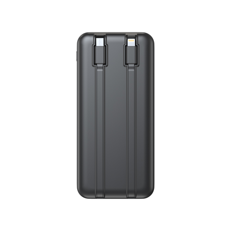 Портативное зарядное устройство Power Bank (аккумуляторная батарея) 10000мАч с Quick Charge и Power Delivery, черное REXANT — фото