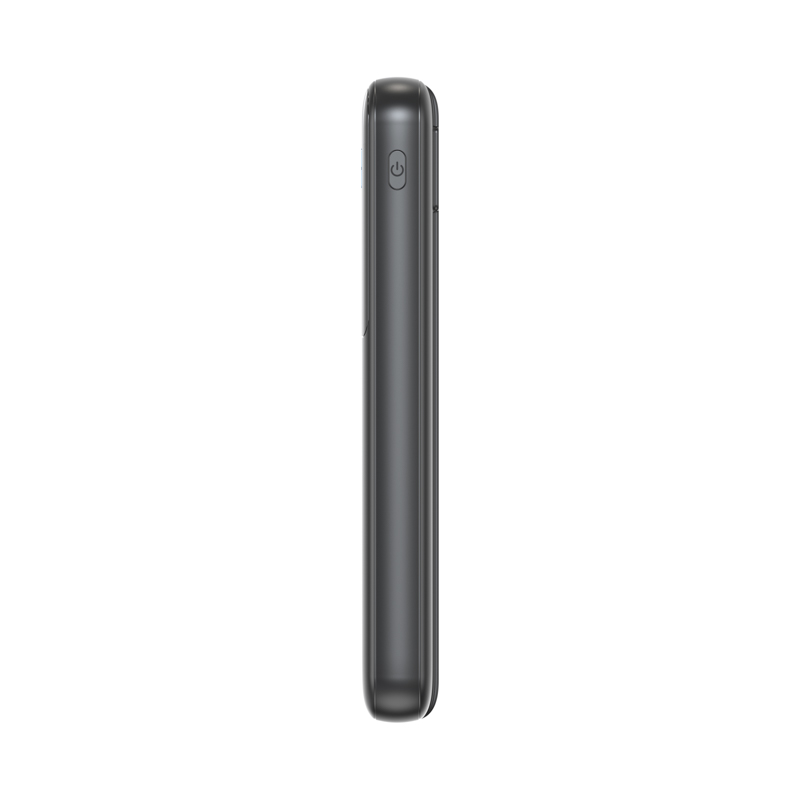 Портативное зарядное устройство Power Bank (аккумуляторная батарея) 10000мАч с Quick Charge и Power Delivery, черное REXANT — фото