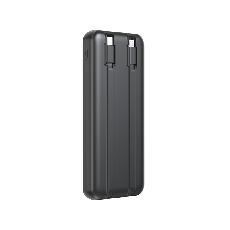 Портативное зарядное устройство Power Bank (аккумуляторная батарея) 10000мАч с Quick Charge и Power Delivery, черное REXANT — фото