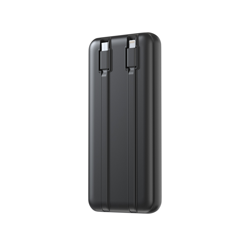 Портативное зарядное устройство Power Bank (аккумуляторная батарея) 10000мАч с Quick Charge и Power Delivery, черное REXANT — фото