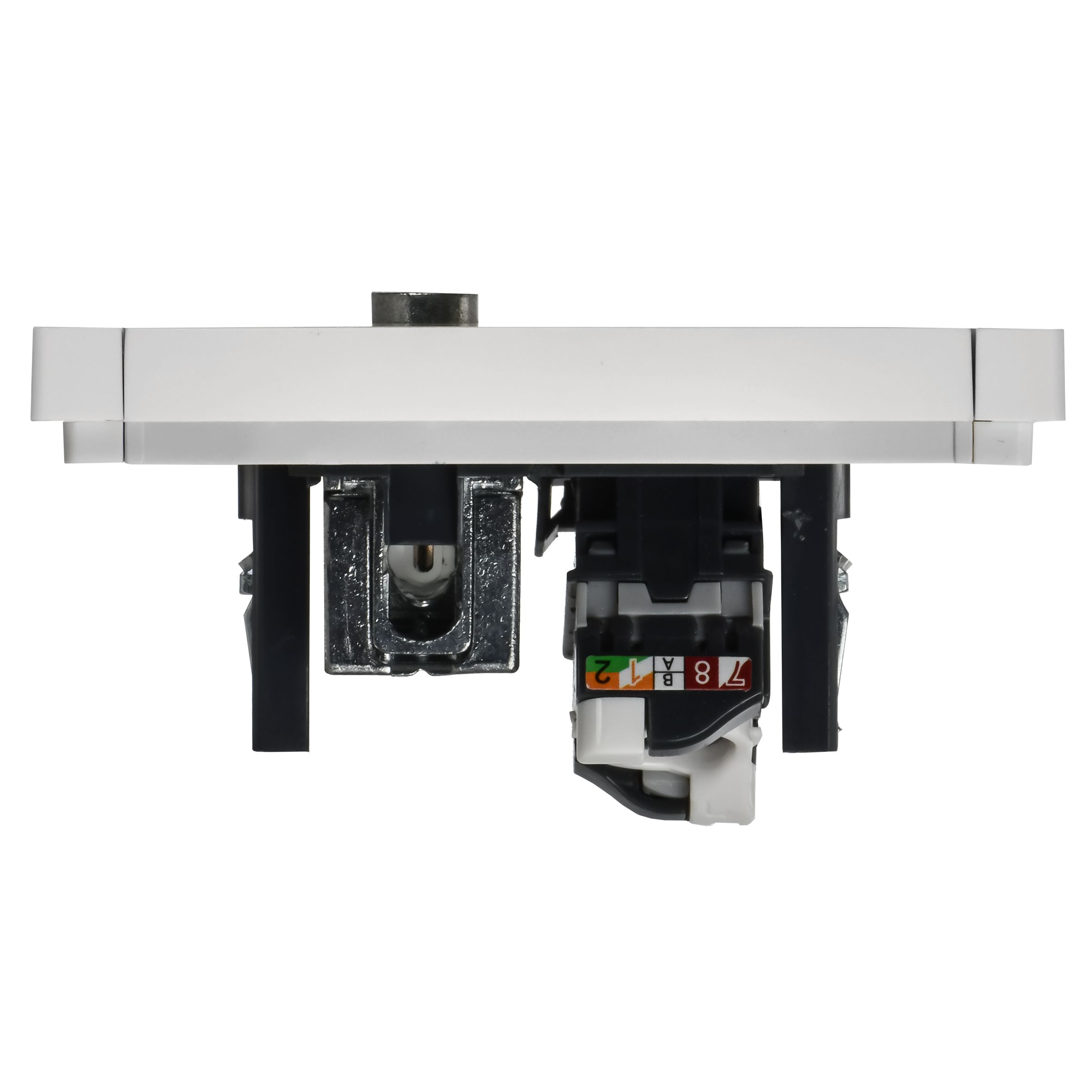 FORTE&PIANO Розетка двойная TV+RJ45 кат.5E FP236 белый IEK — фото