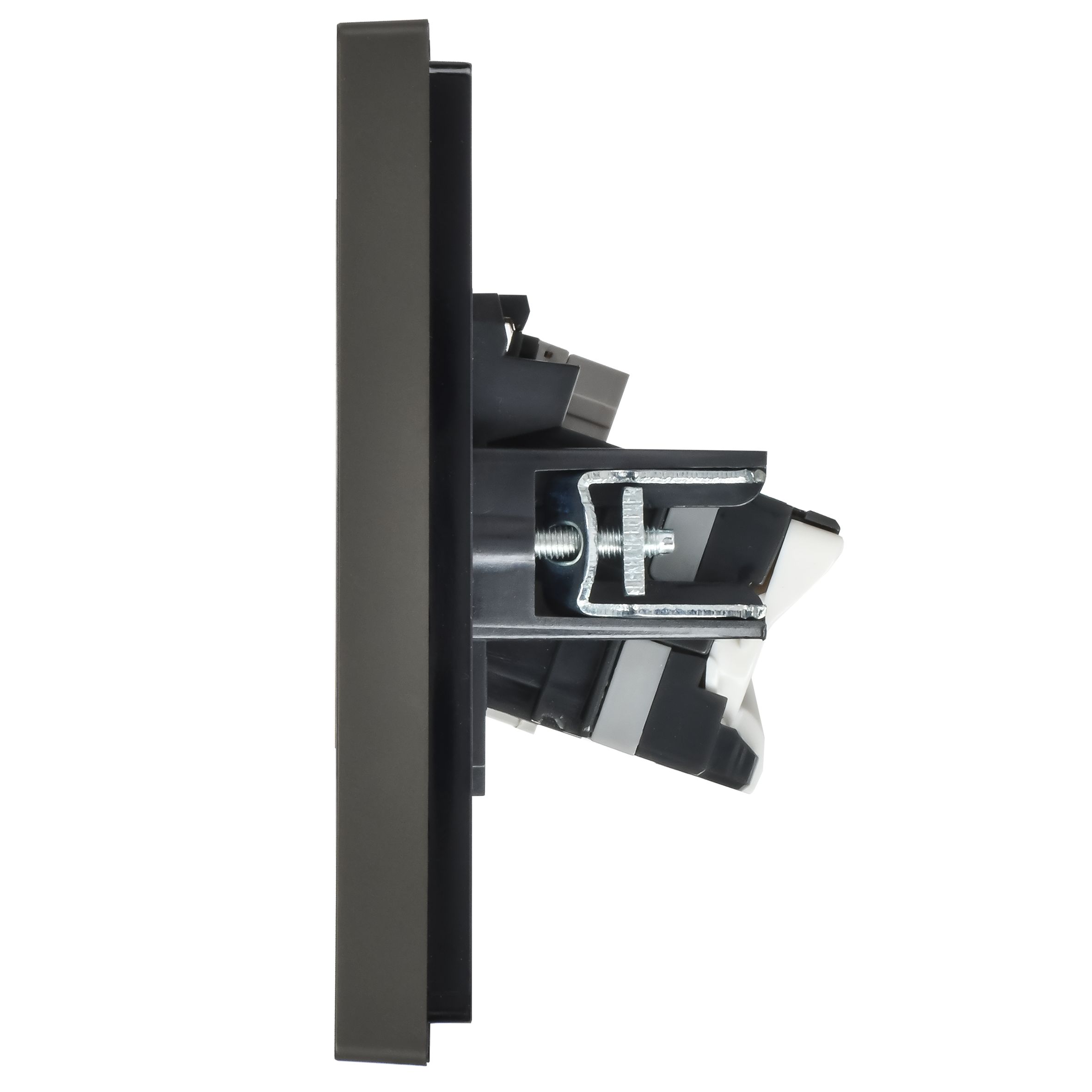 FORTE&PIANO Розетка двойная RJ11+RJ45 кат.5E FP335 серый IEK — фото