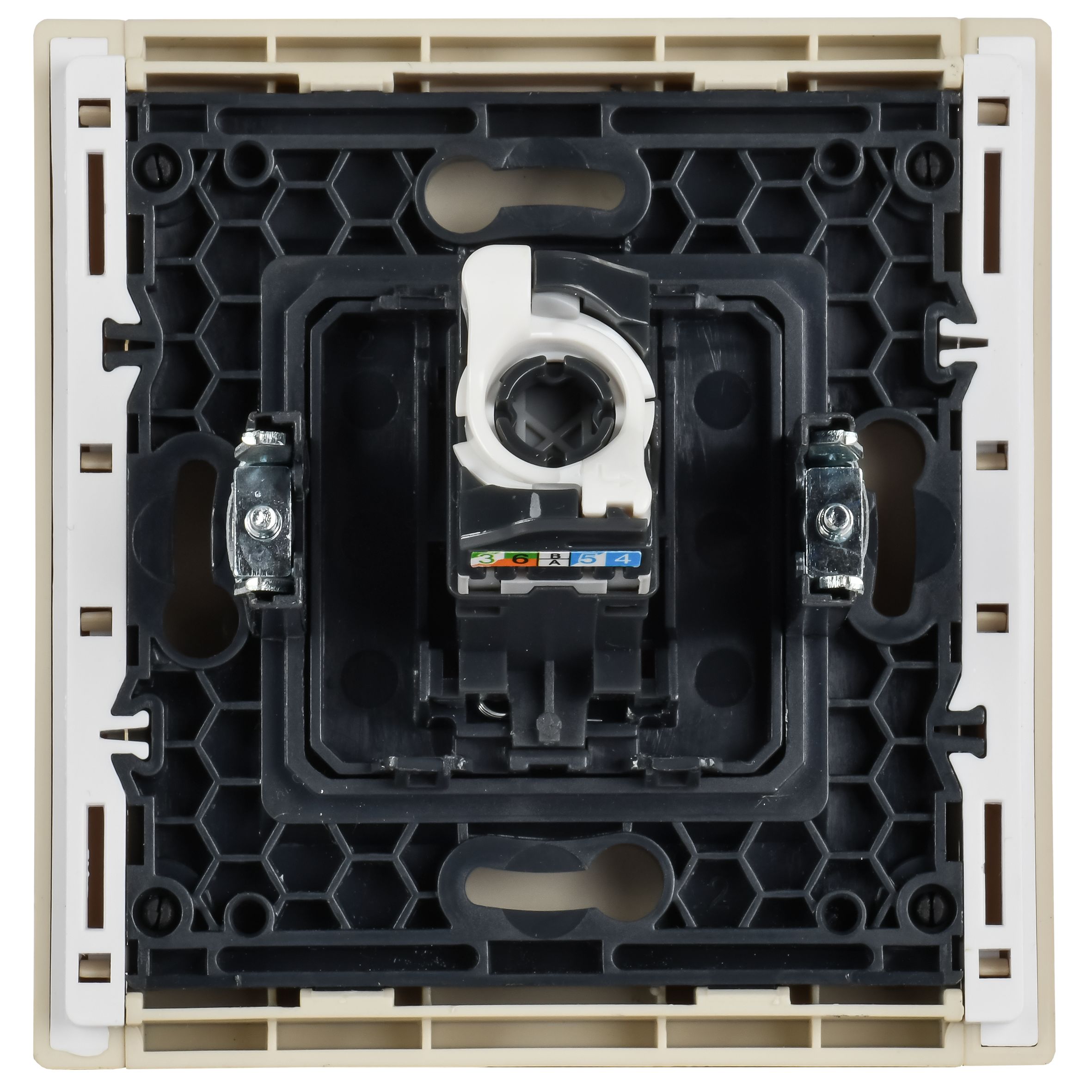 FORTE&PIANO Розетка компьютерная RJ45 кат.5E FP432 ваниль IEK — фото
