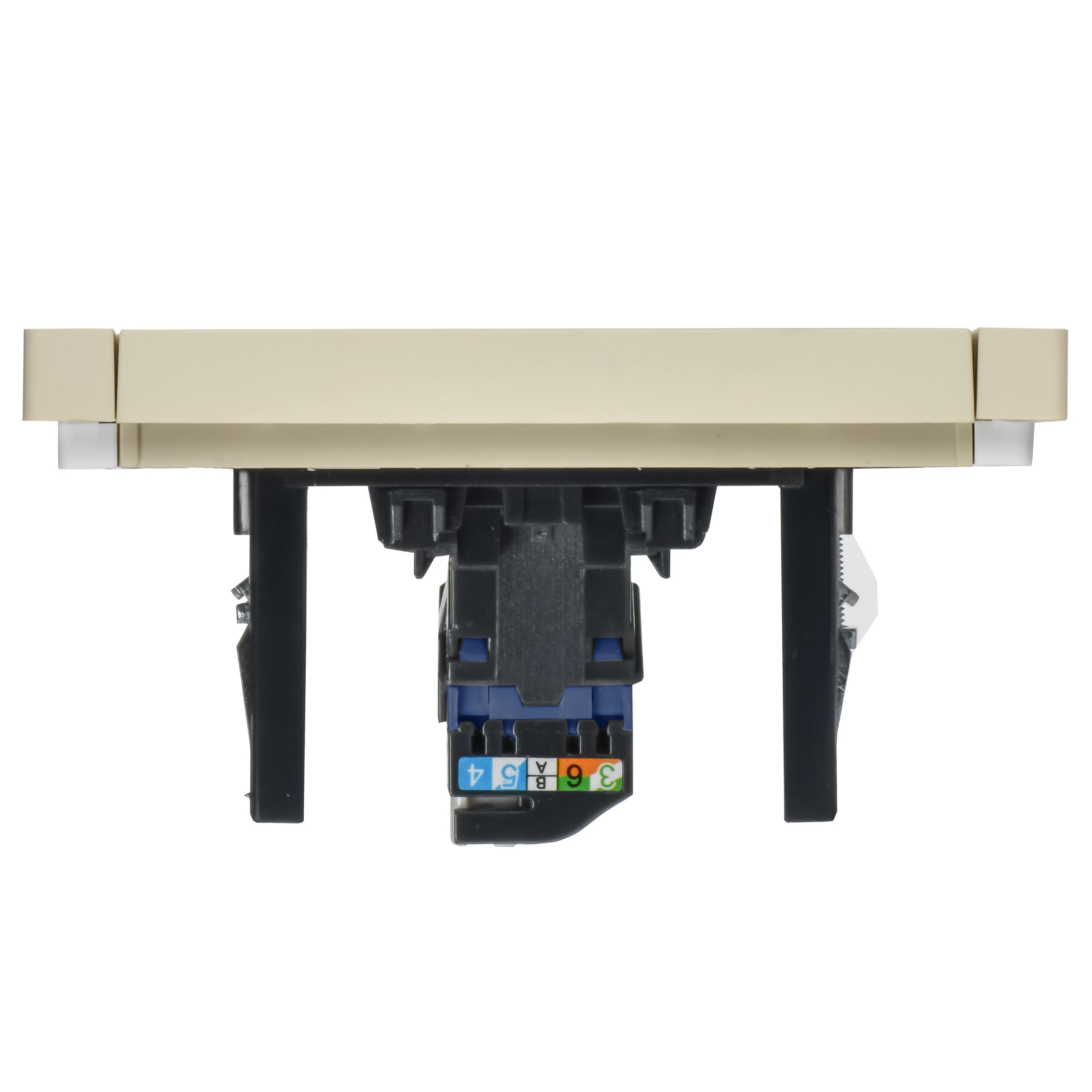 FORTE&PIANO Розетка компьютерная RJ45 кат.6 FP431 ваниль IEK — фото