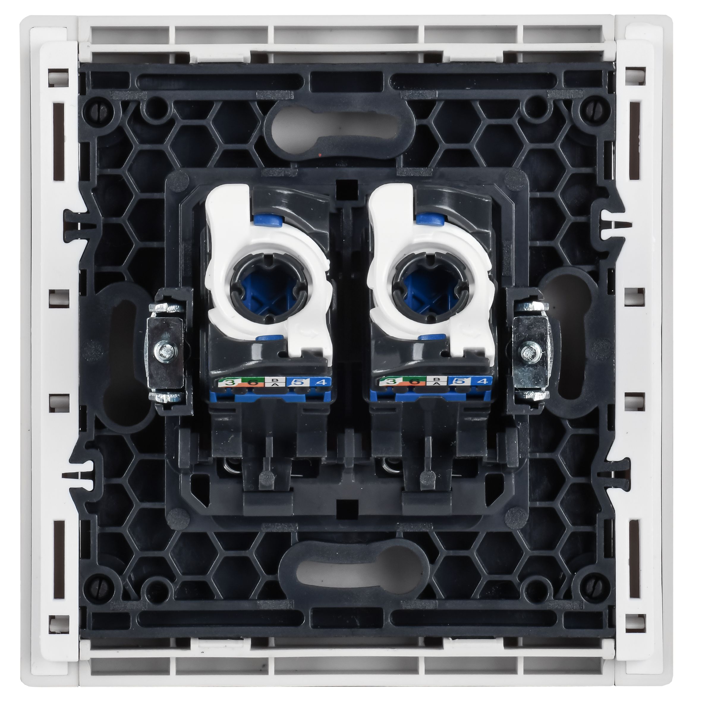 FORTE&PIANO Розетка компьютерная двойная RJ45 кат.6 FP234 белый IEK — фото