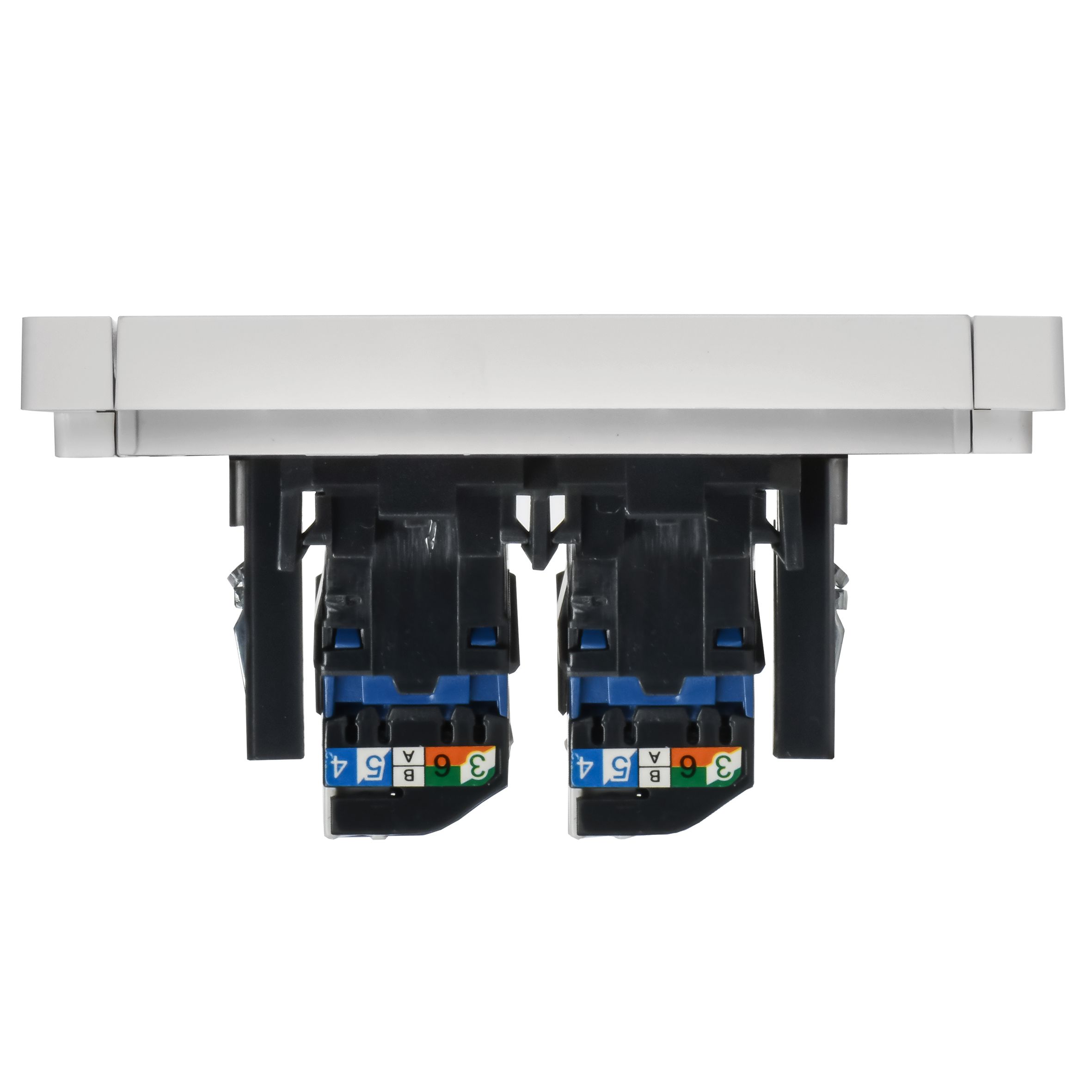 FORTE&PIANO Розетка компьютерная двойная RJ45 кат.6 FP234 белый IEK — фото