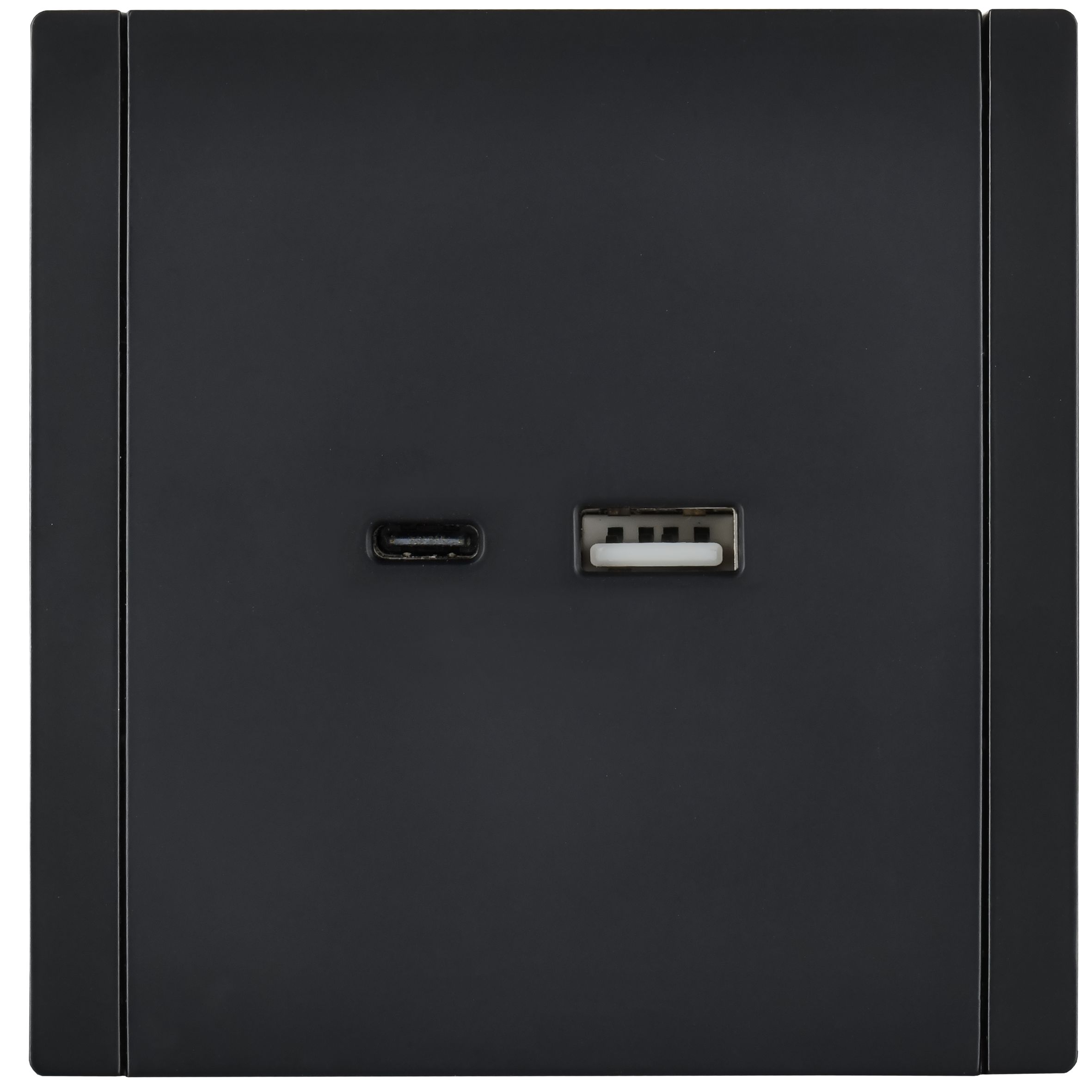 FORTE&PIANO Розетка USB A+C 3,1А FP150 черный IEK — фото