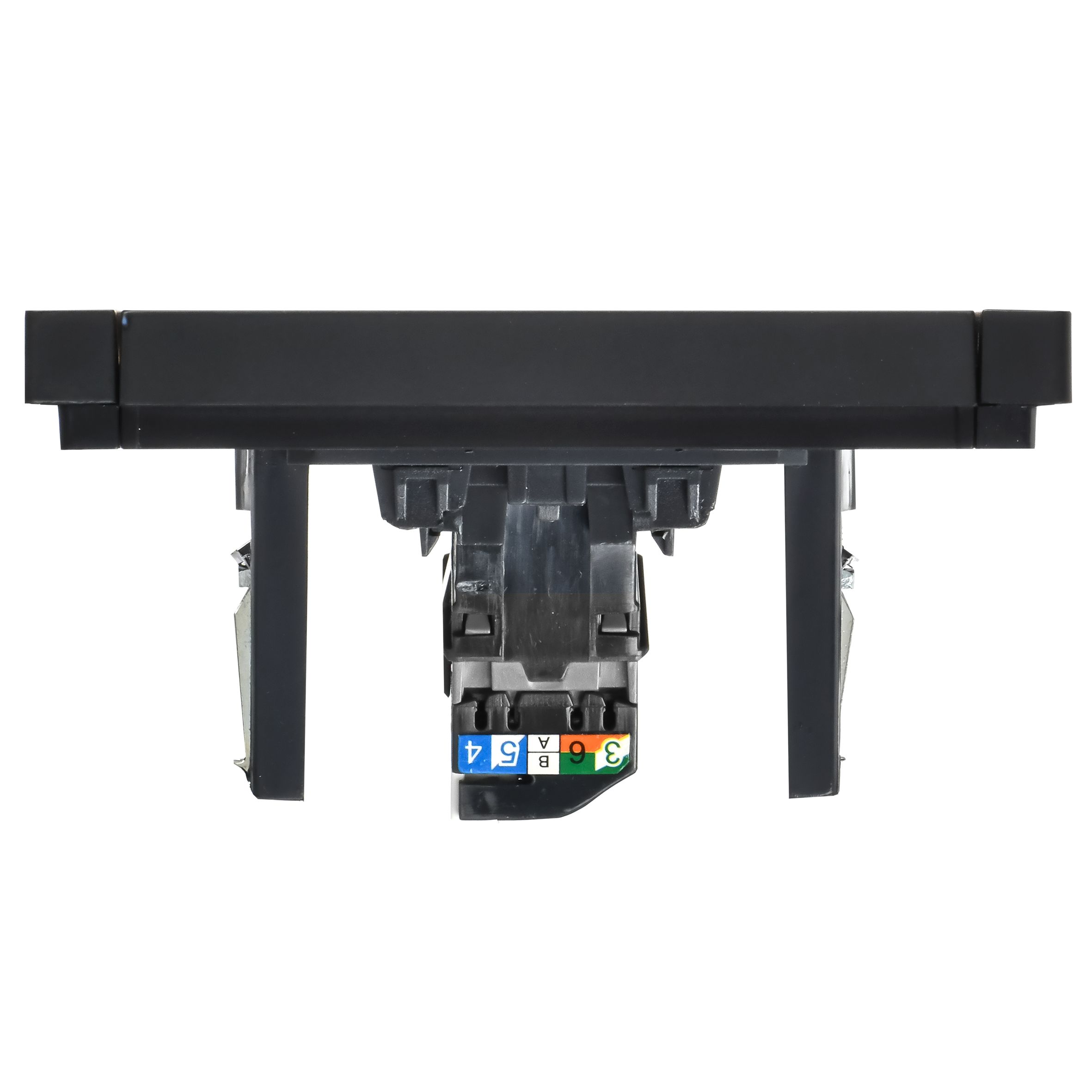 FORTE&PIANO Розетка компьютерная RJ45 кат.6 FP131 черный IEK — фото