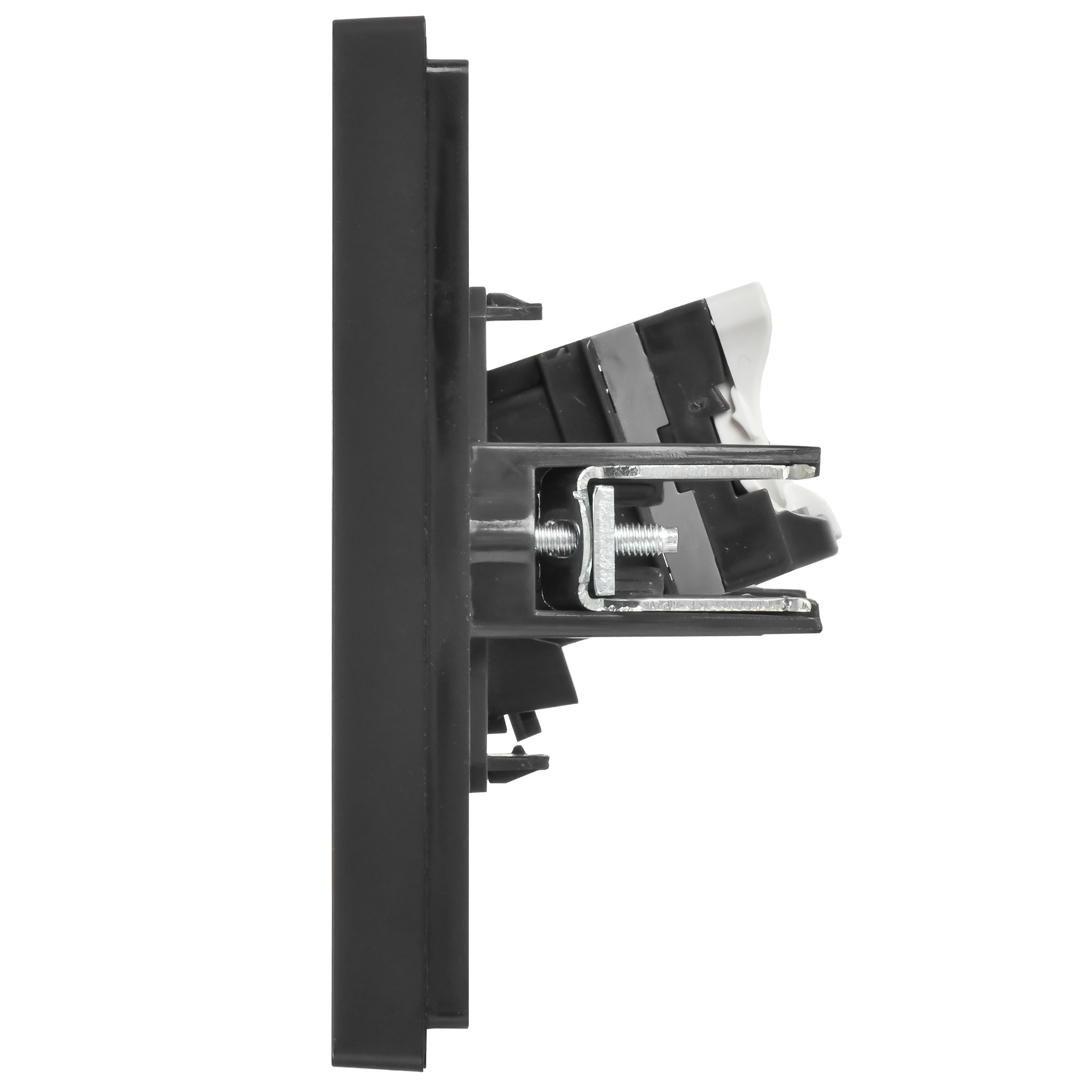 FORTE&PIANO Розетка компьютерная двойная RJ45 кат.5E FP133 черный IEK — фото