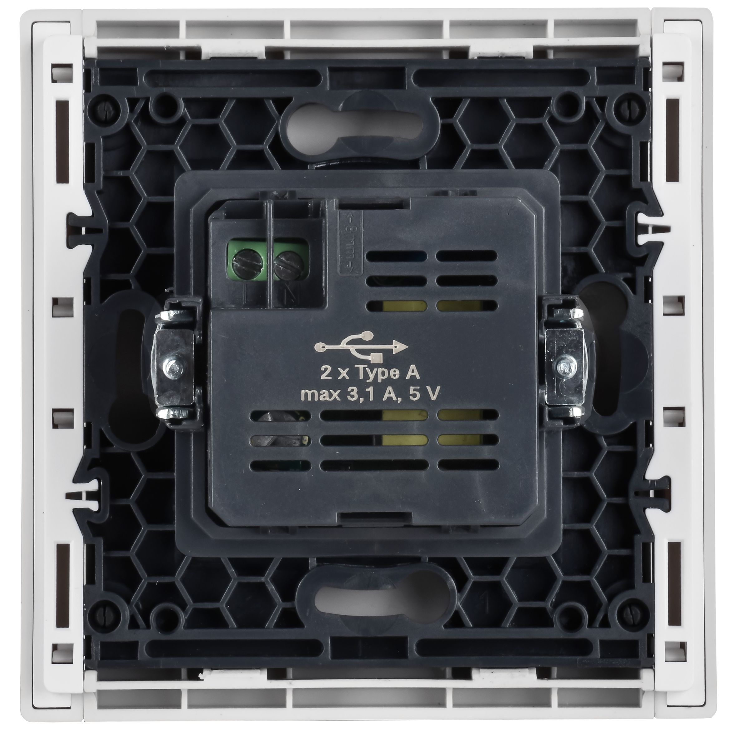 FORTE&PIANO Розетка USB A+A 3,1А FP249 белый IEK — фото