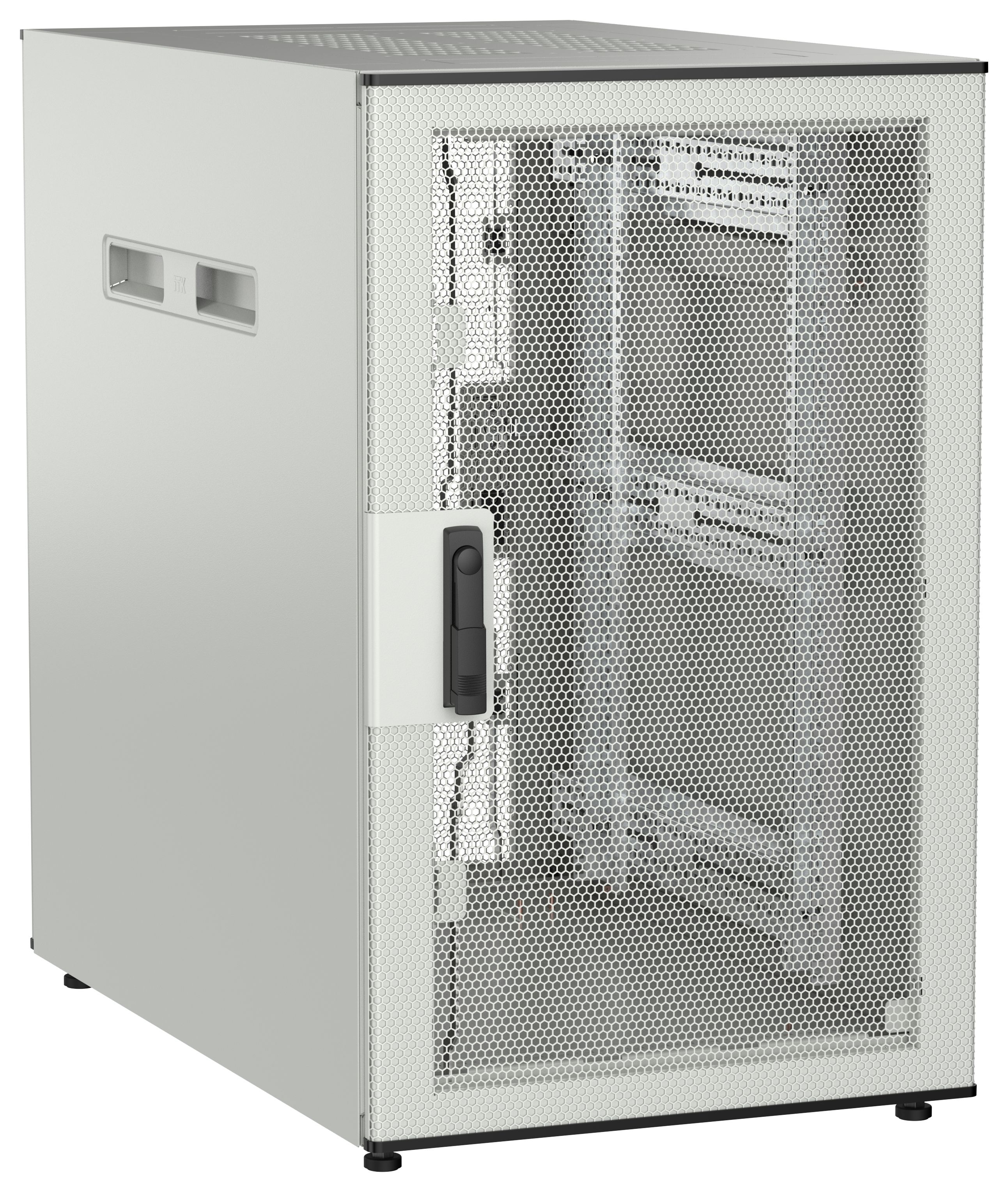 ITK UNITBOX N Шкаф сетевой 19" напольный 18U 600х1000мм перфорированные двери серый