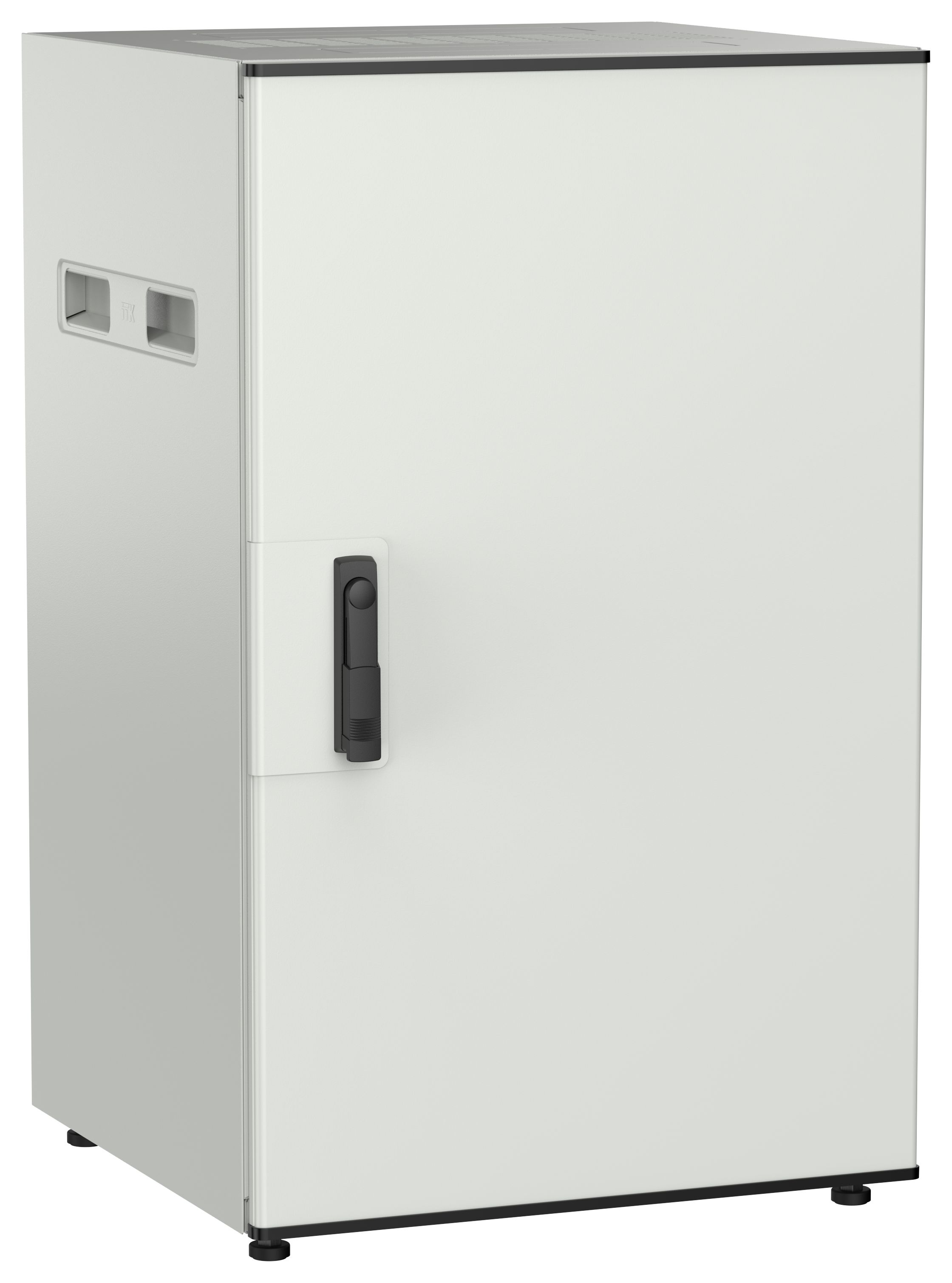 ITK UNITBOX N Шкаф сетевой 19" напольный 18U 600х600мм металлическая передняя дверь серый