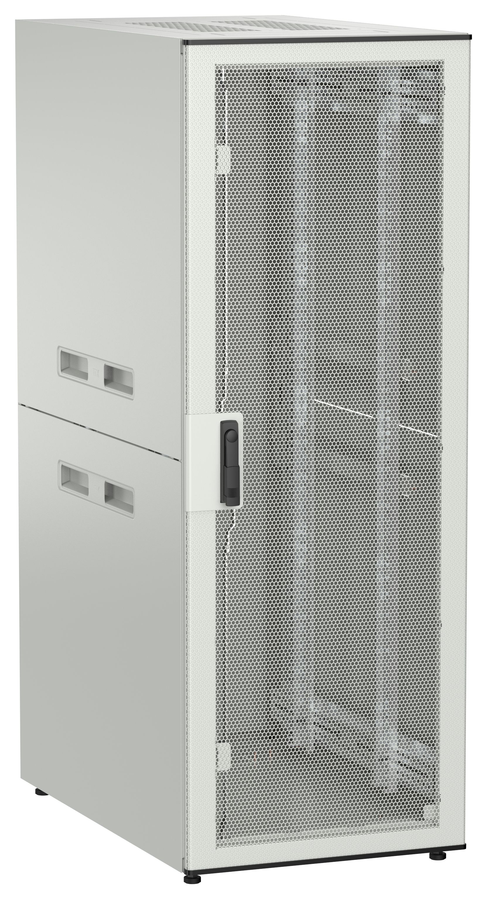 ITK UNITBOX N Шкаф сетевой 19" напольный 33U 600х1000мм перфорированная передняя дверь серый