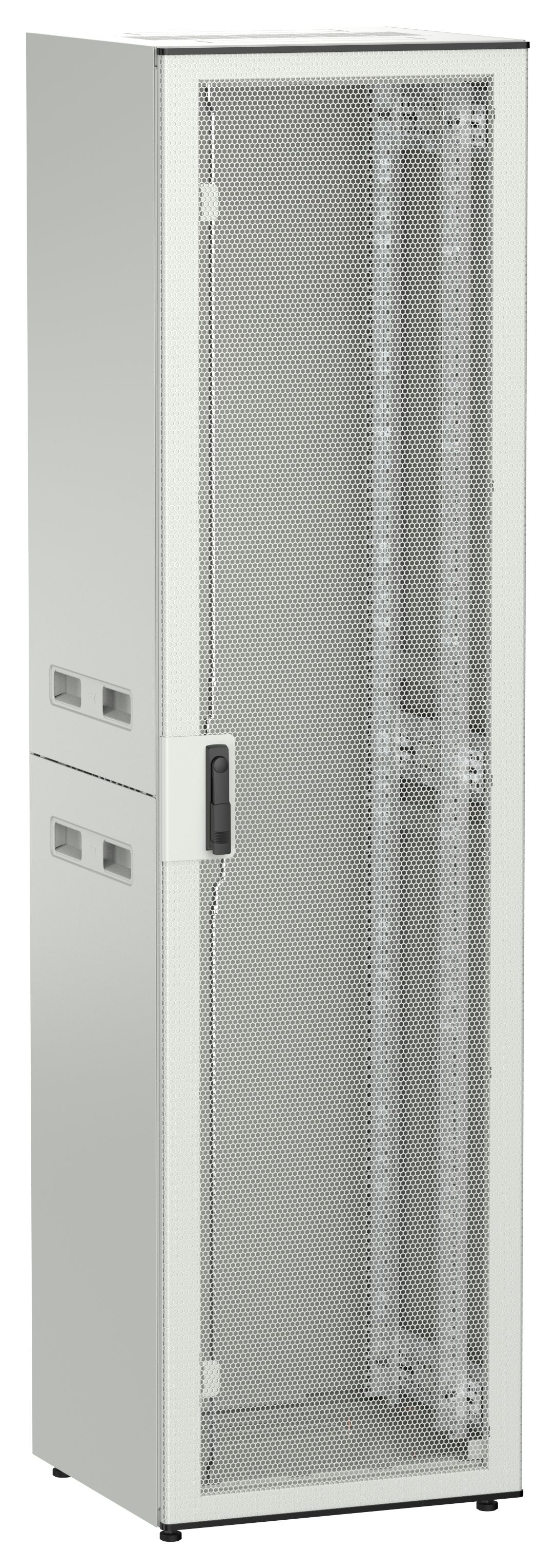 ITK UNITBOX N Шкаф сетевой 19" напольный 47U 600х600мм перфорированная передняя дверь серый
