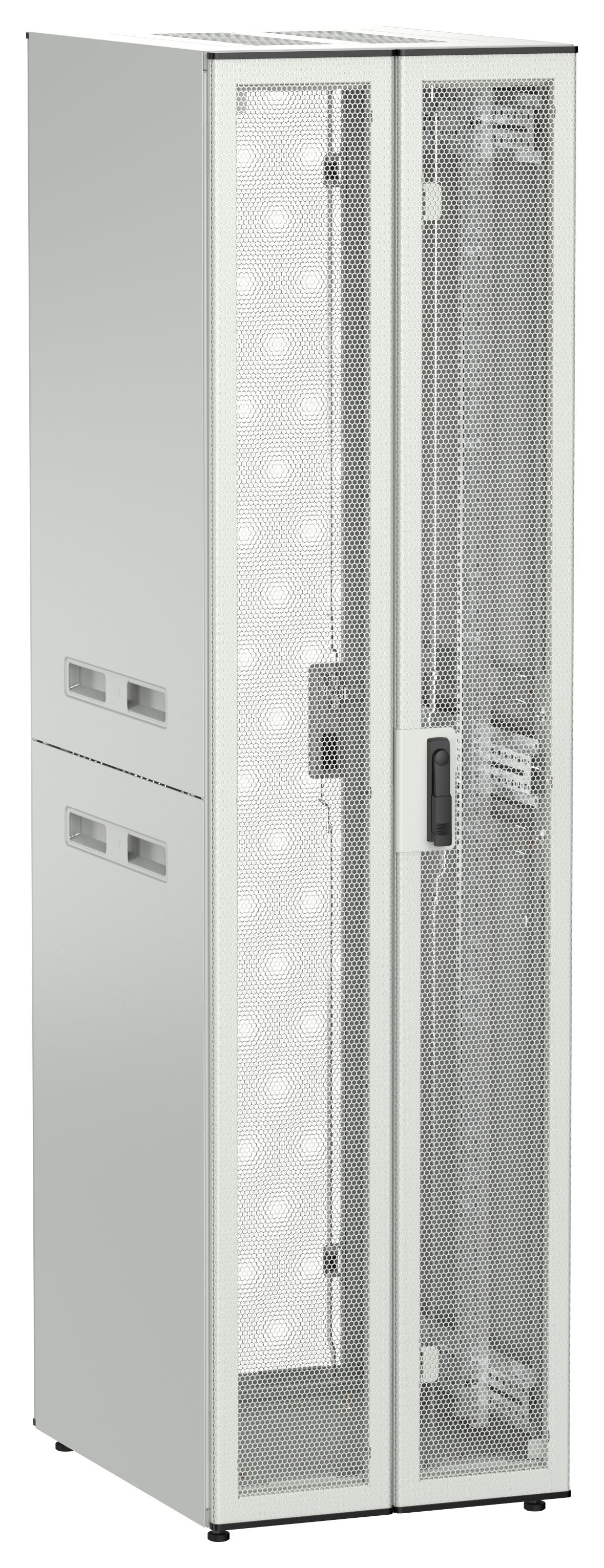 ITK UNITBOX N Шкаф сетевой 19" напольный 47U 600х800мм двери перфорированная металлическая двустворчатая перфорированная серый
