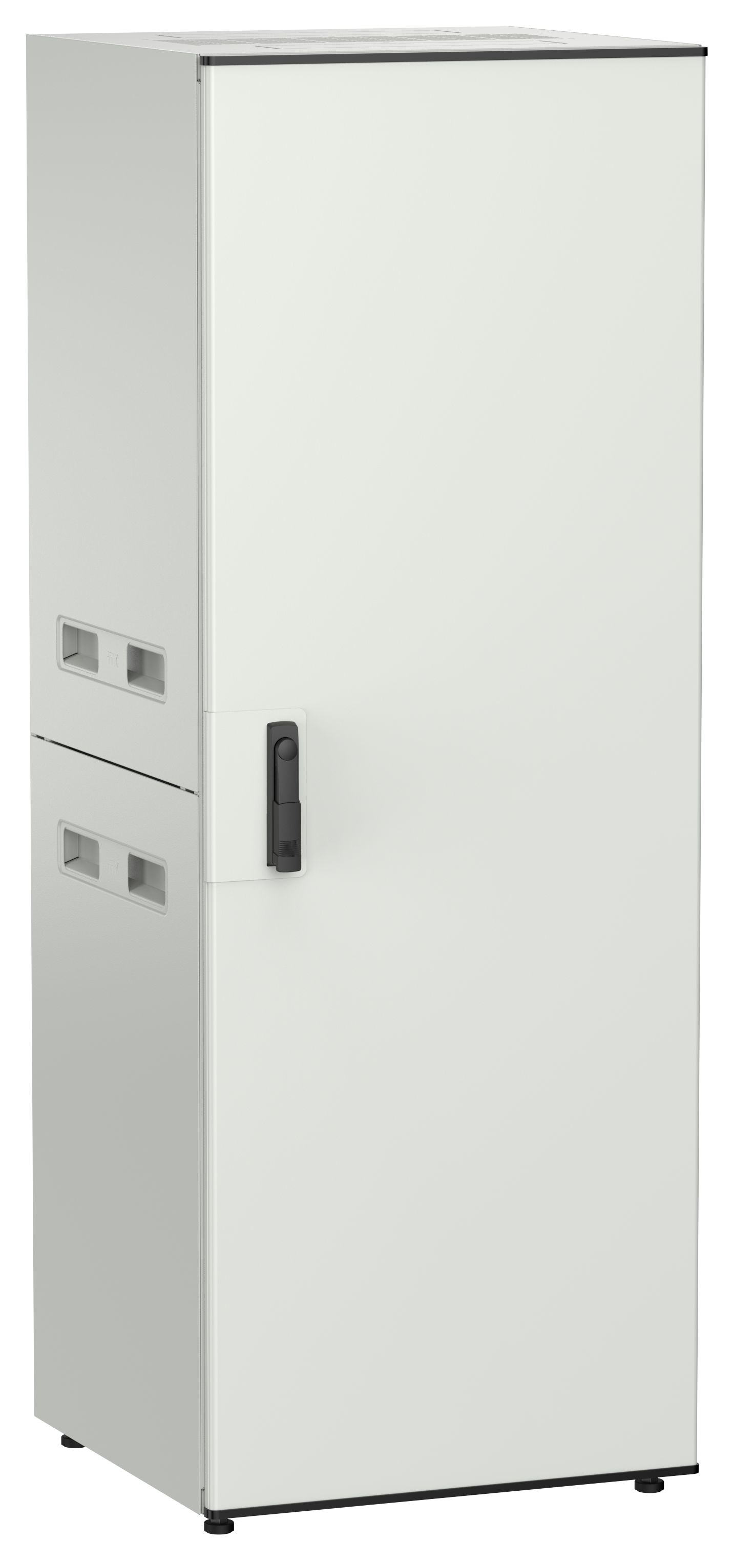 ITK UNITBOX N Шкаф сетевой 19" напольный 33U 600х600мм металлическая передняя дверь серый
