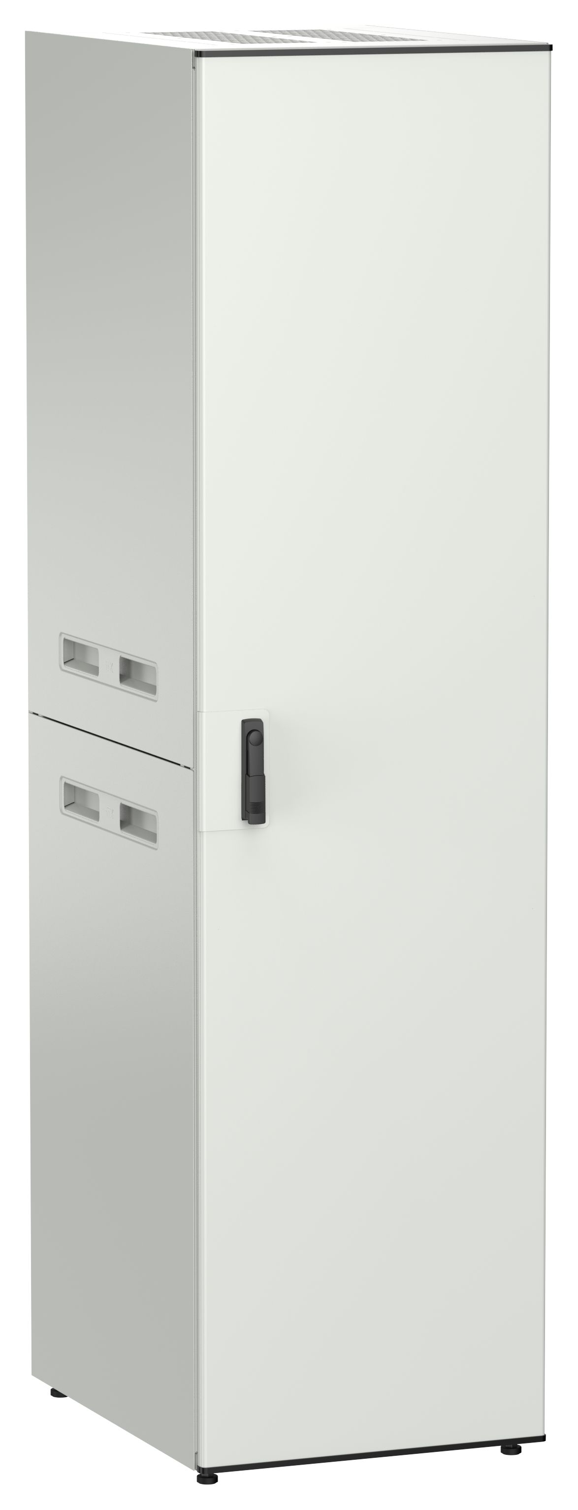 ITK UNITBOX N Шкаф сетевой 19" напольный 47U 600х800мм металлическая передняя дверь серый